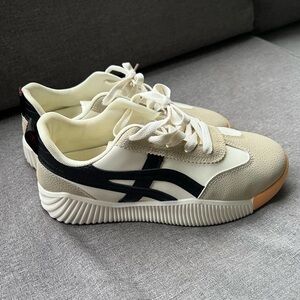 White and Black Sneakers